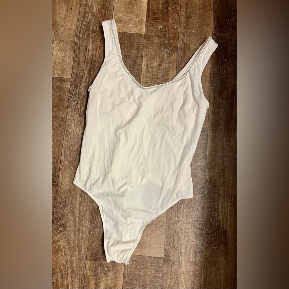 Victoria’s Secret Rhinestone Thong BodySuit 🤍